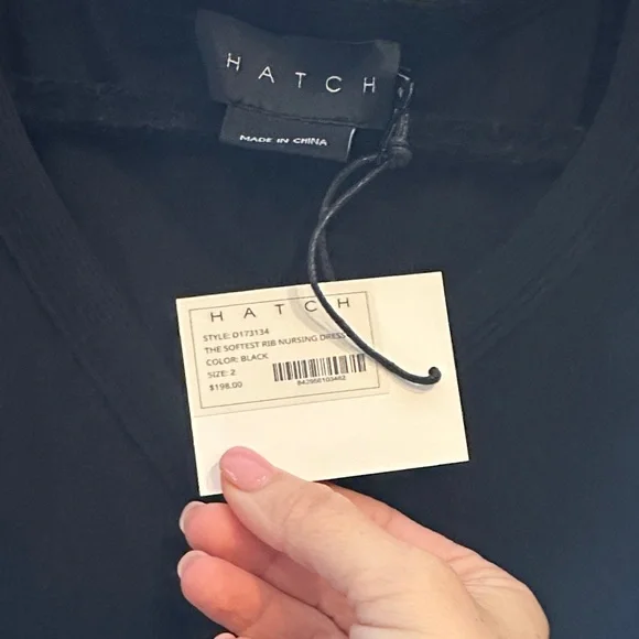 Hatch Maternity Softest Rib Nursing Dress - Picture 1 of 3